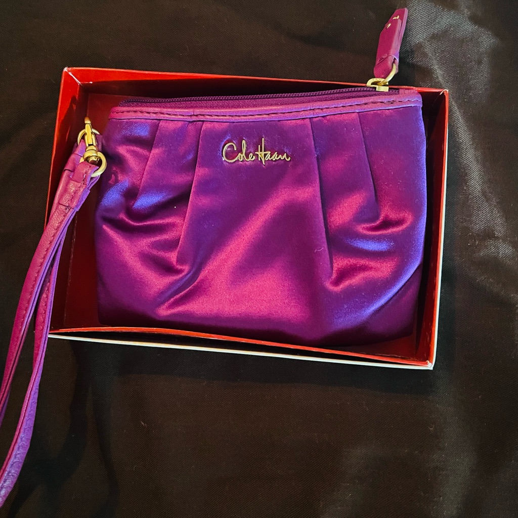 Cole Haan Purple Wristlet